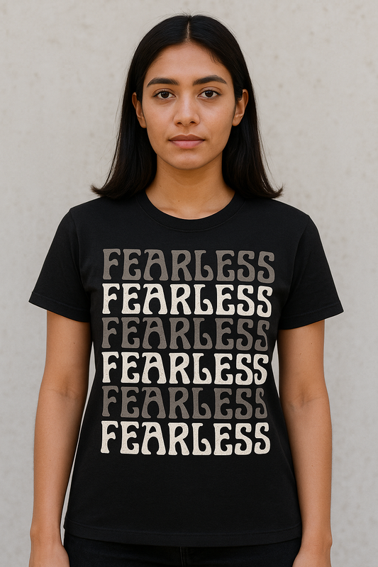 FEARLESS Statement T-Shirt – Bold Unisex Tee | Gen Z Streetwear India