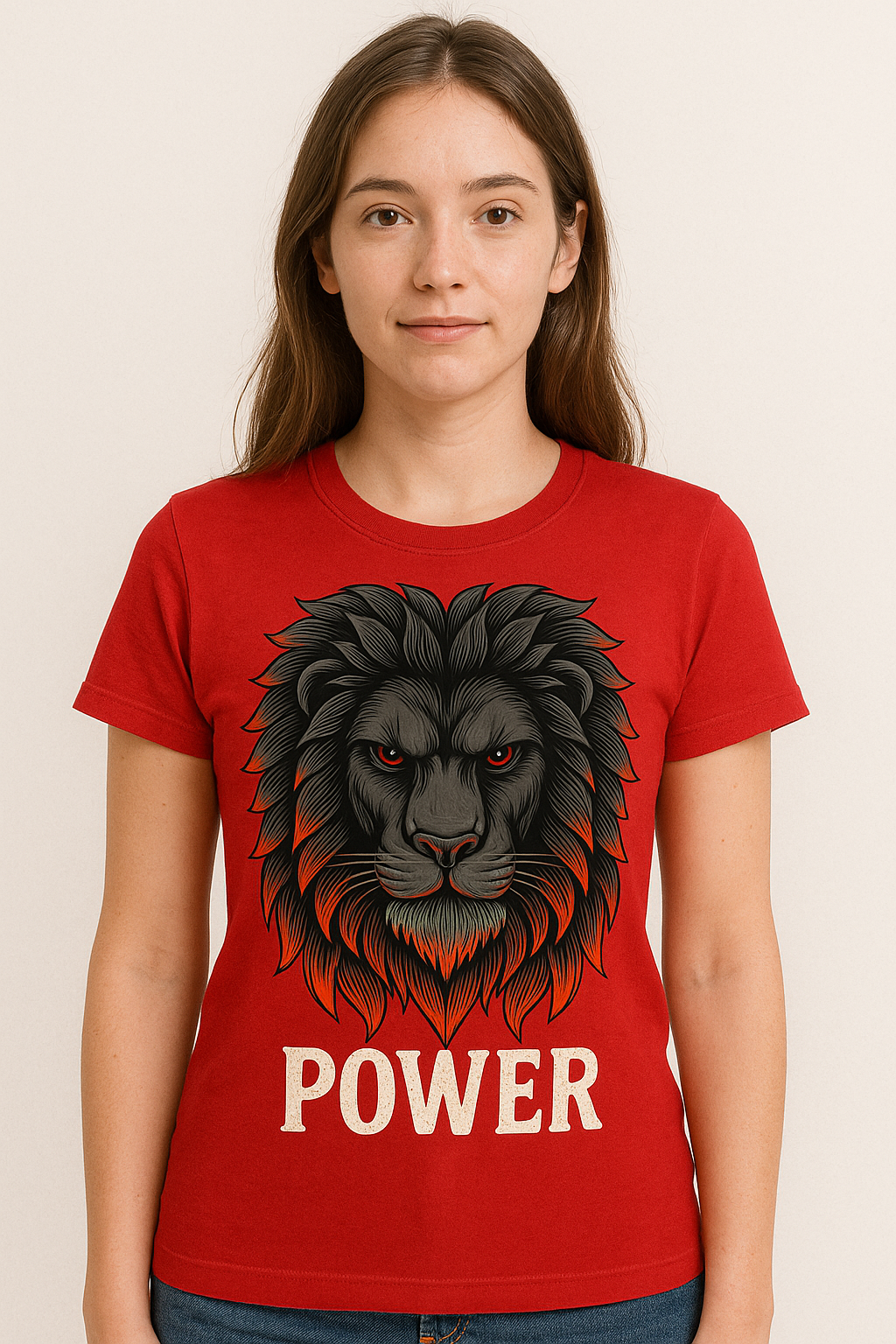 POWER Lion Graphic T-Shirt – Unisex Tee | Gen Z Streetwear India