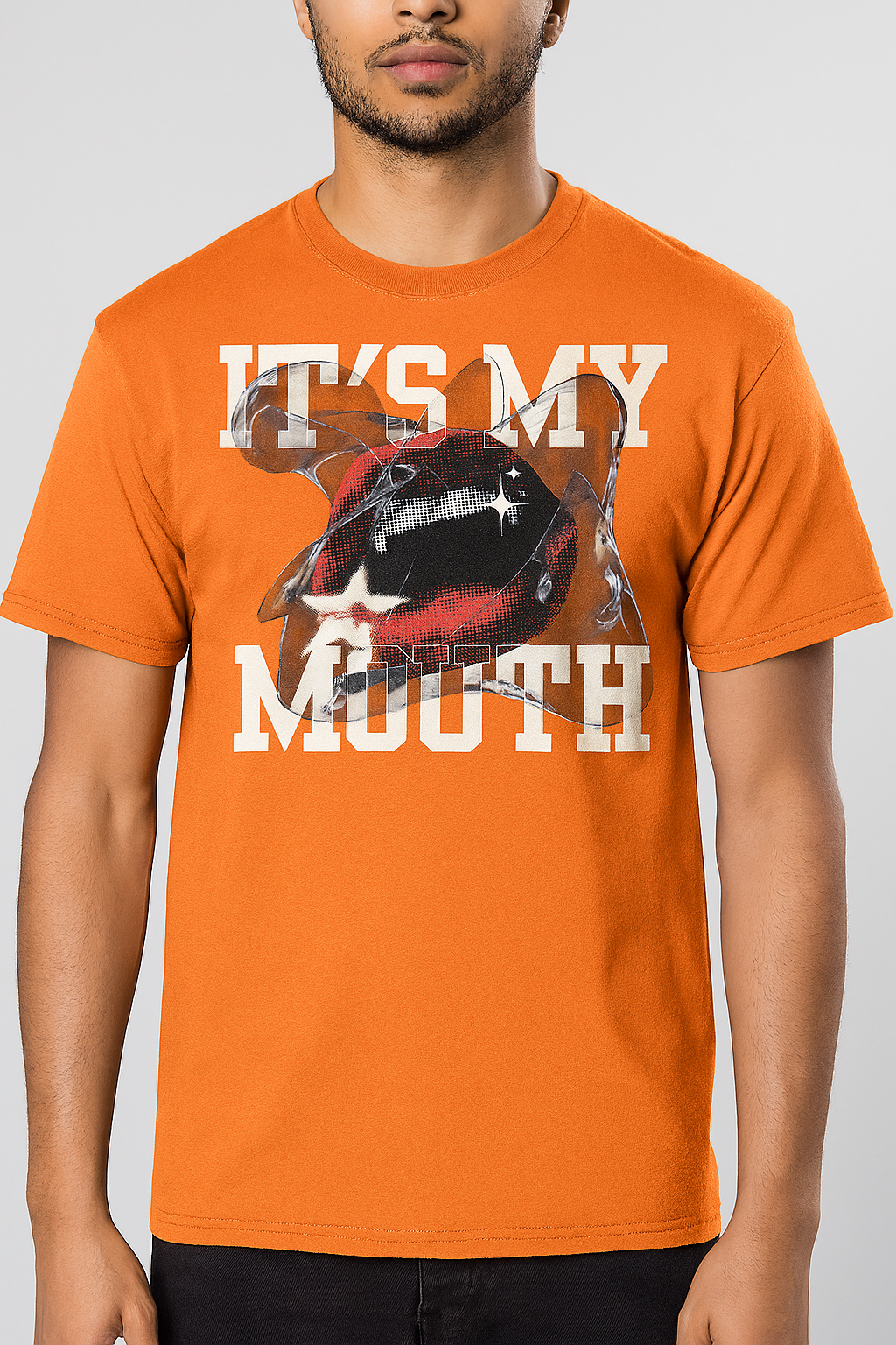 Bold “IT'S MY MOUTH” Graphic T-Shirt – Unisex Gen Z Streetwear Tee