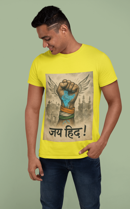 Jai Hind Power Fist T-Shirt – Limited Edition Streetwear Independence Day Drop