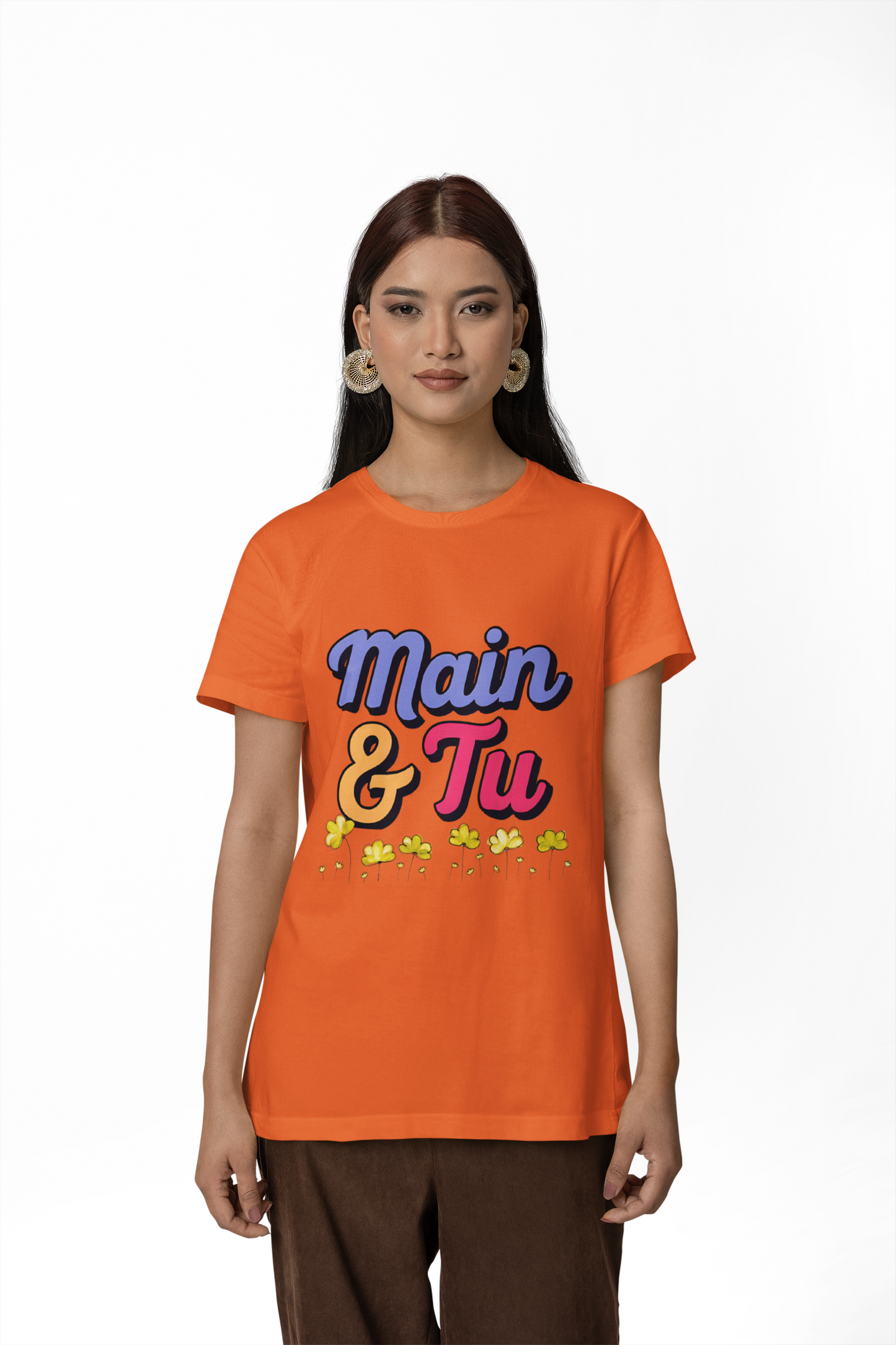 Main & Tu for Women Graphic T-Shirt – | Bold Desi Streetwear Tee