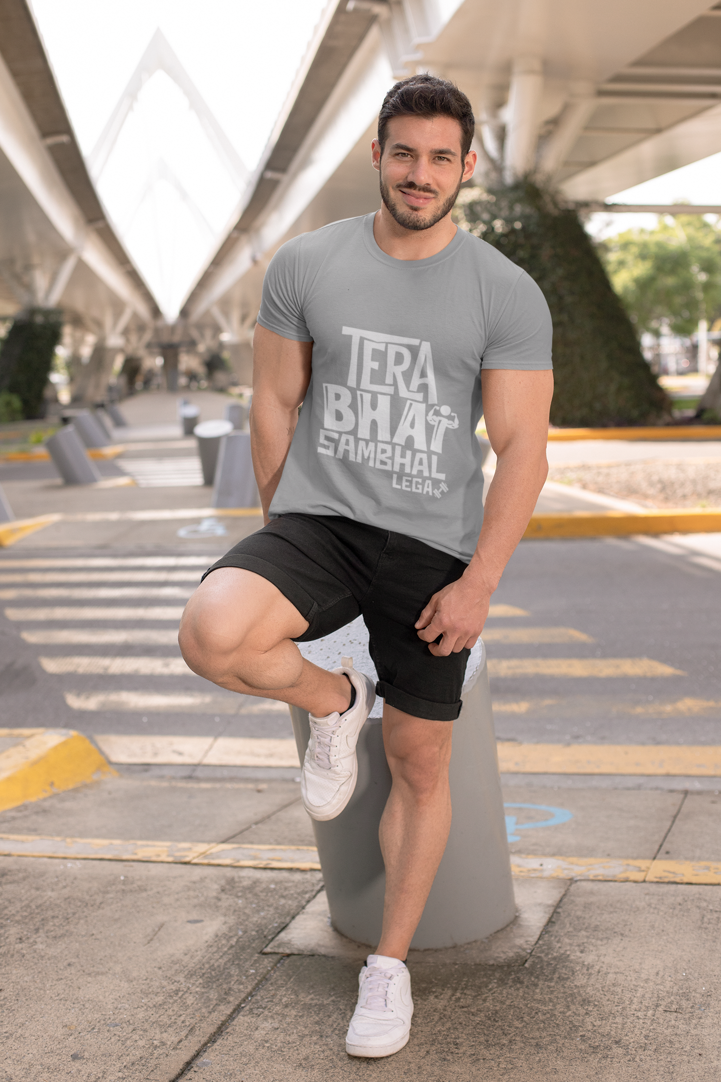 Bhai Mode Activated: “Tera Bhai Sambhal Lega” Graphic T-Shirt – Rakhi Drop Limited Edition