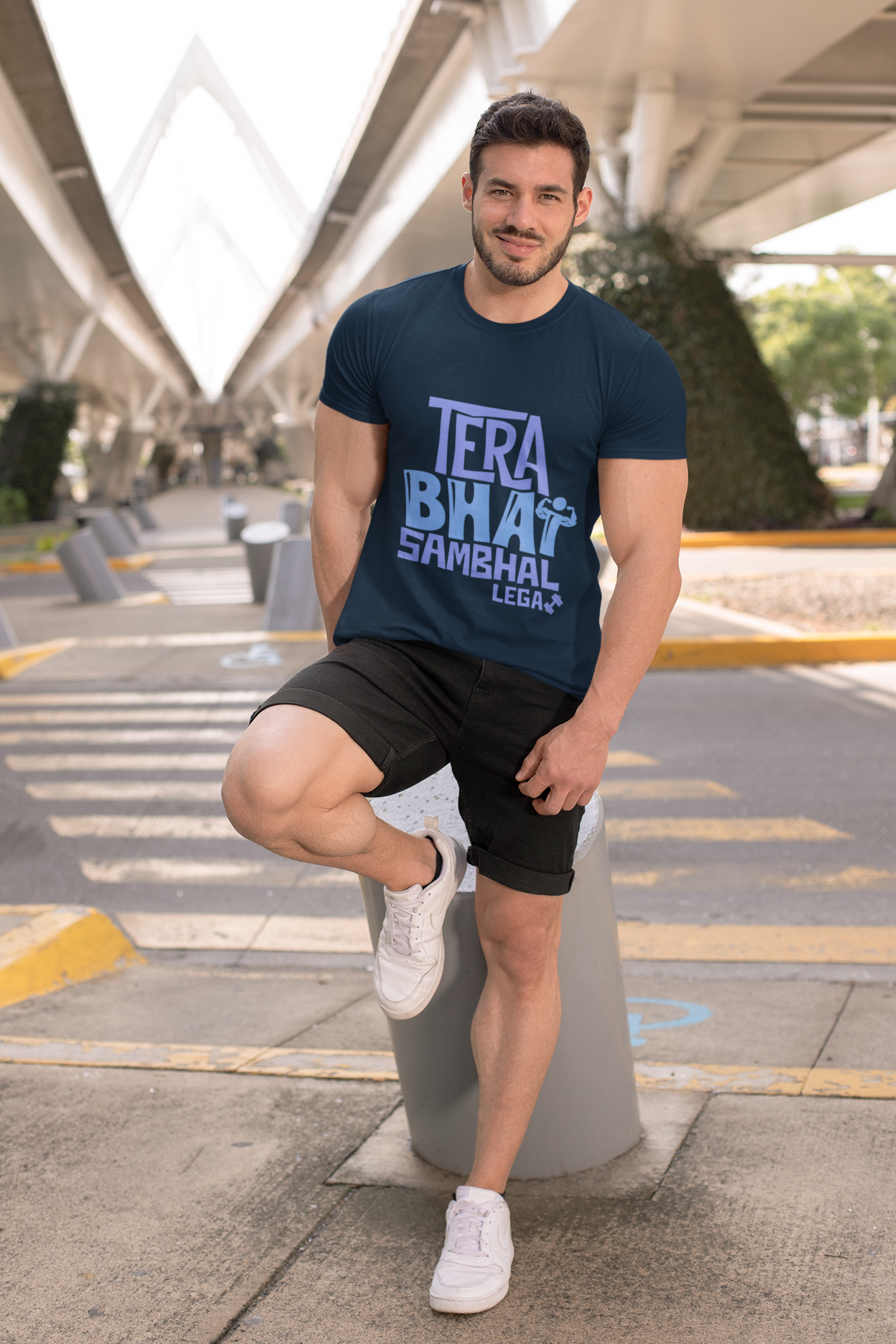 Bhai Mode Activated: “Tera Bhai Sambhal Lega” Graphic T-Shirt – Rakhi Drop Limited Edition