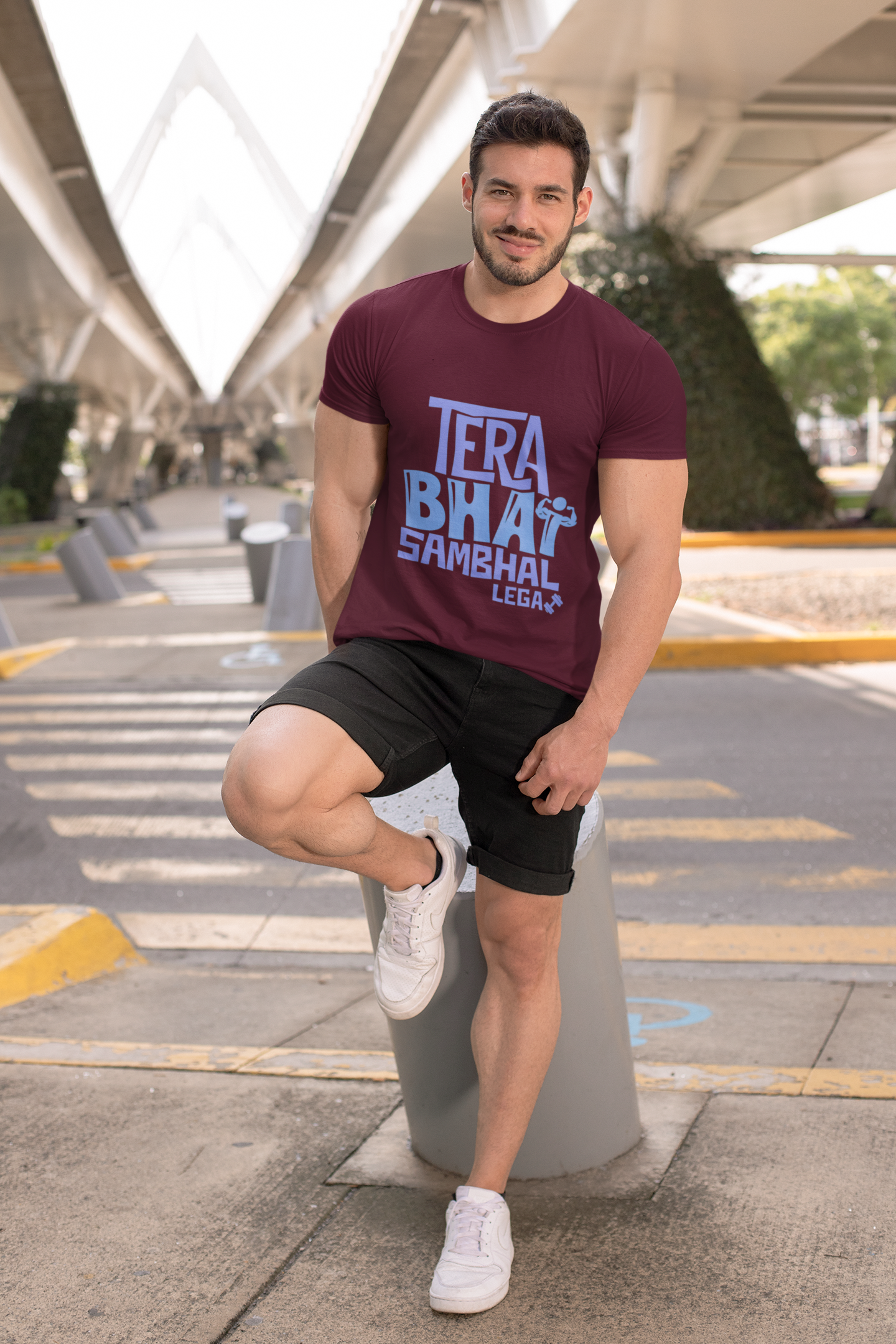 Bhai Mode Activated: “Tera Bhai Sambhal Lega” Graphic T-Shirt – Rakhi Drop Limited Edition
