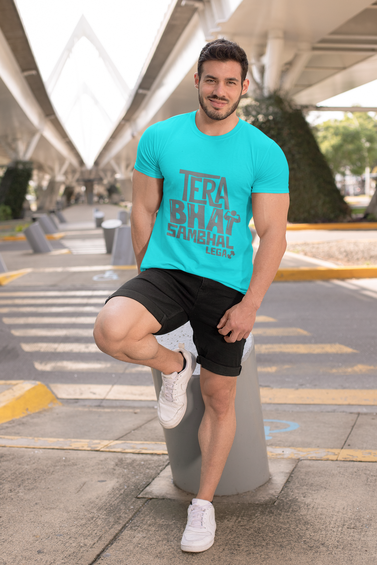 Bhai Mode Activated: “Tera Bhai Sambhal Lega” Graphic T-Shirt – Rakhi Drop Limited Edition