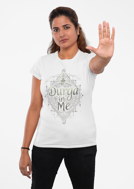 Empower Your Inner Shakti – Durga in Me Women’s Graphic Tee by Chalaki
