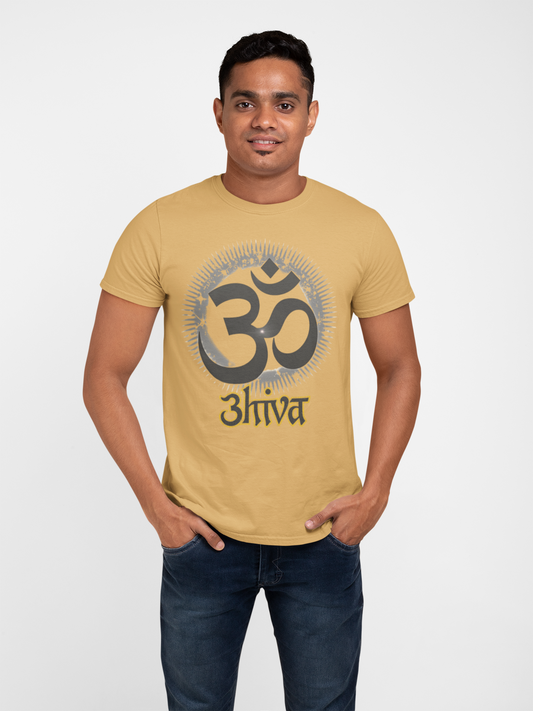 Om Shiva Graphic T-Shirt for Men & Women | Spiritual Streetwear | Gen Z Printed Tee