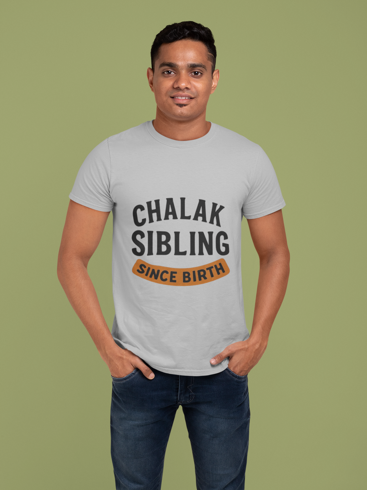 Chalak Sibling Since Birth” Graphic T-Shirt – Rakhi Drop Limited Edition