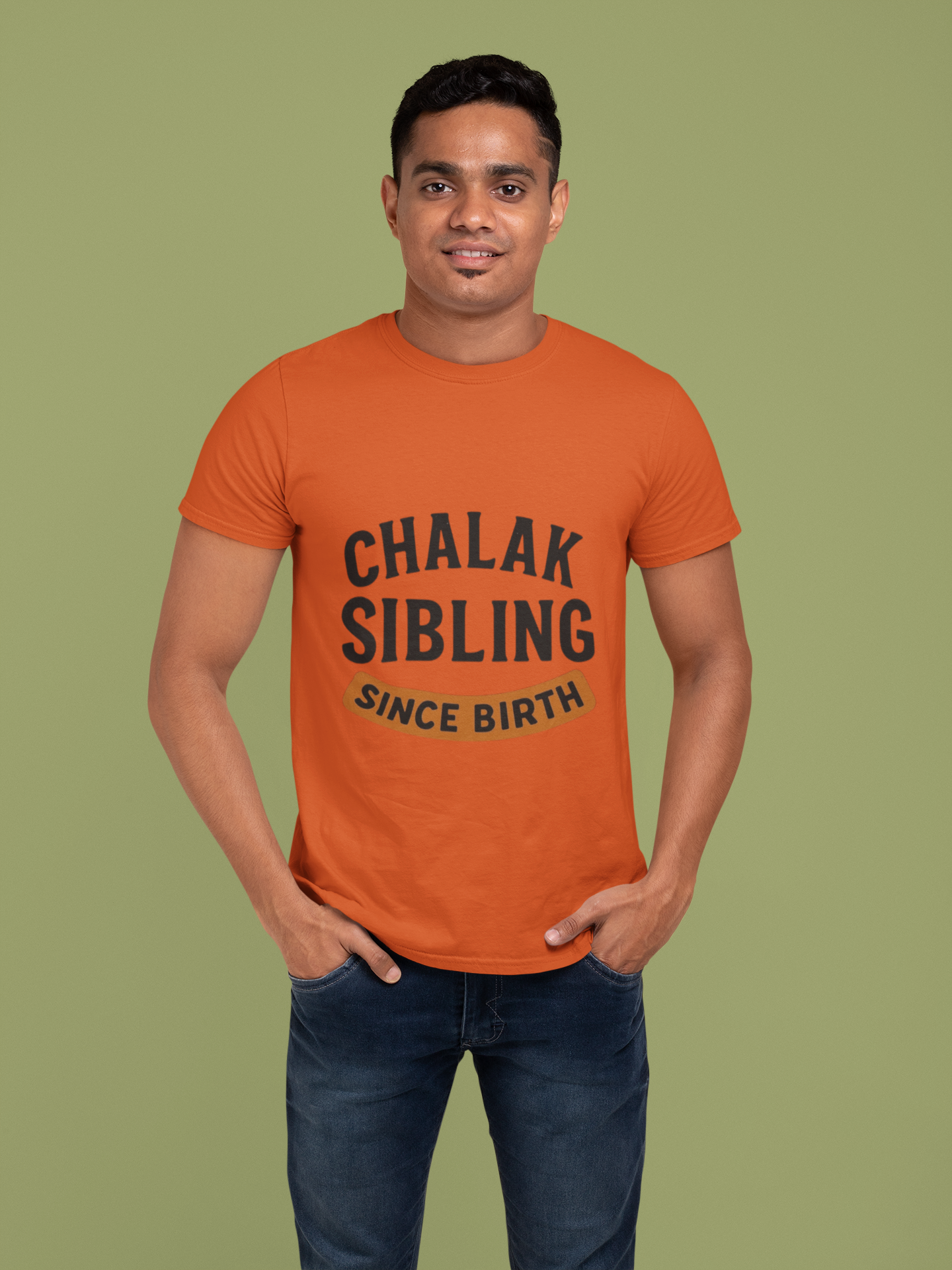 Chalak Sibling Since Birth” Graphic T-Shirt – Rakhi Drop Limited Edition