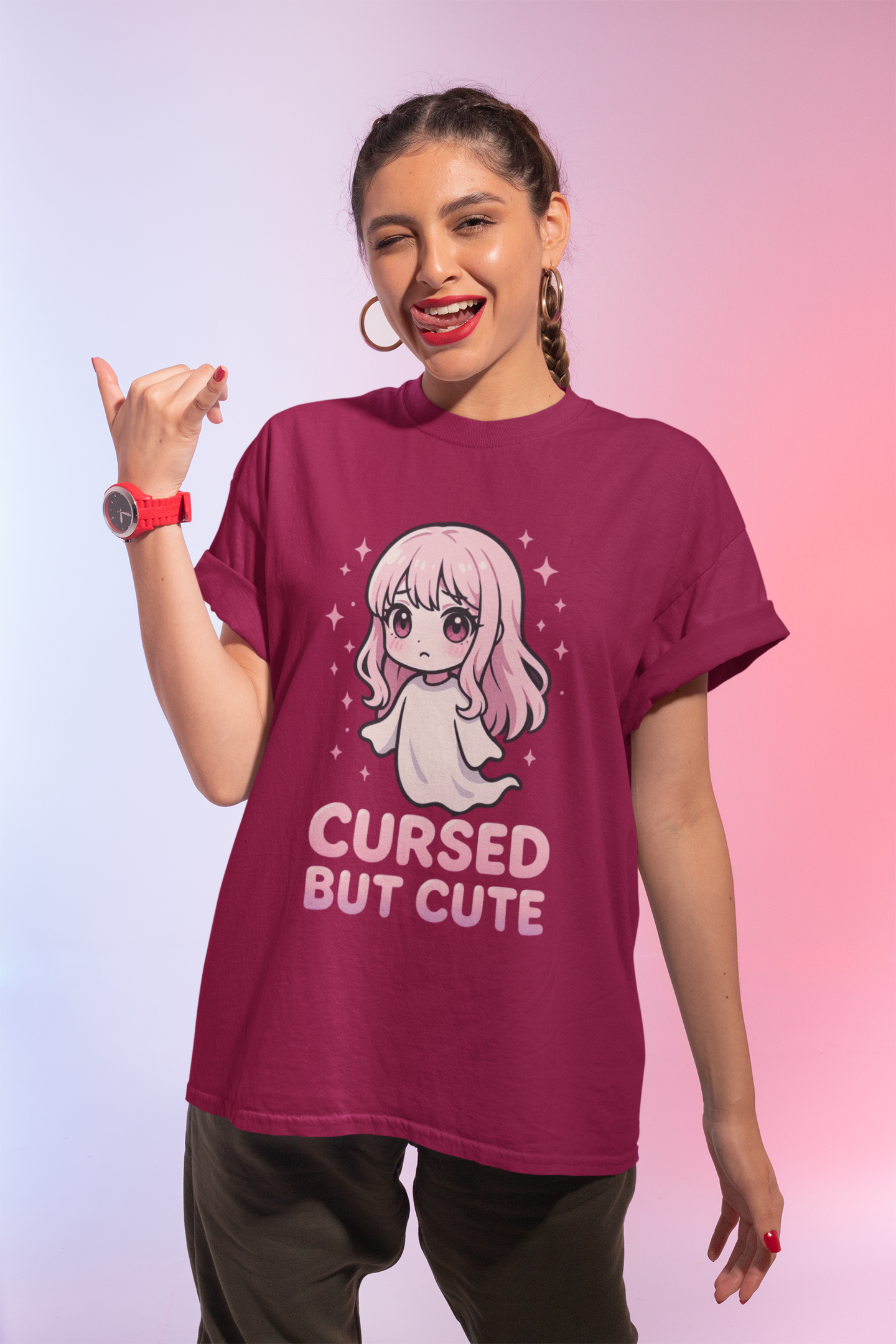 Cursed But Cute T-Shirt – Spooky & Adorable Halloween T shirt