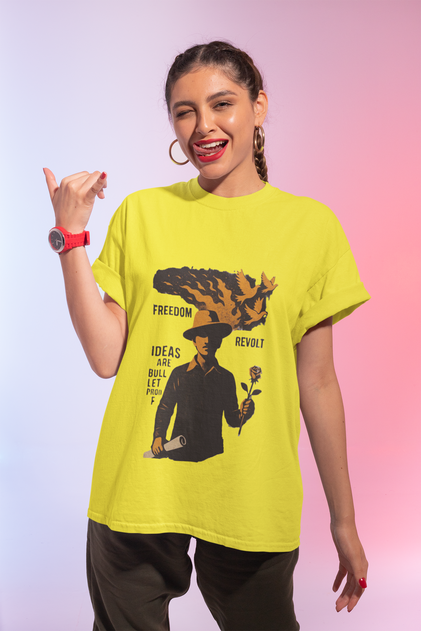 Revolt in Style – Freedom Fighter Tee | Chalaki Limited Edition T-Shirt