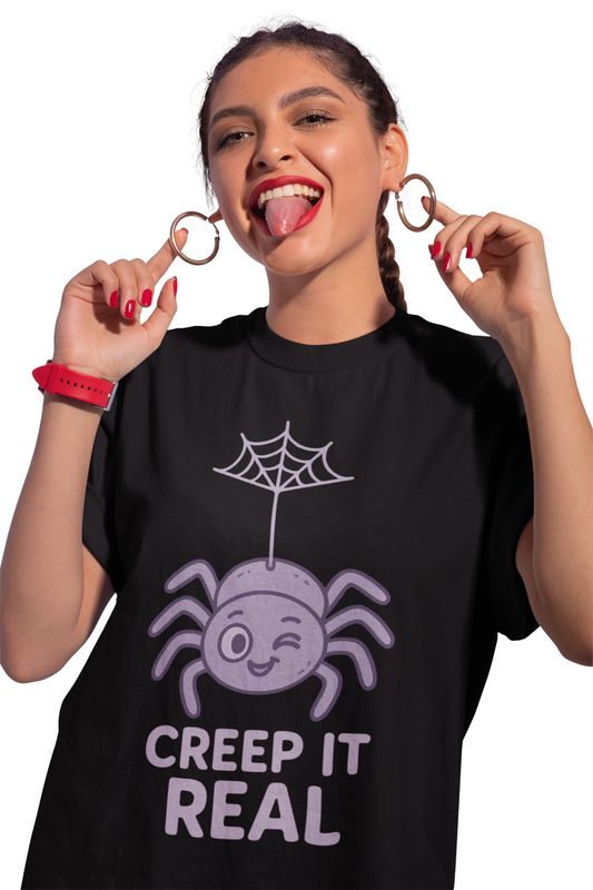 Creep It Real T-Shirt – Funny & Spooky Halloween Shirt