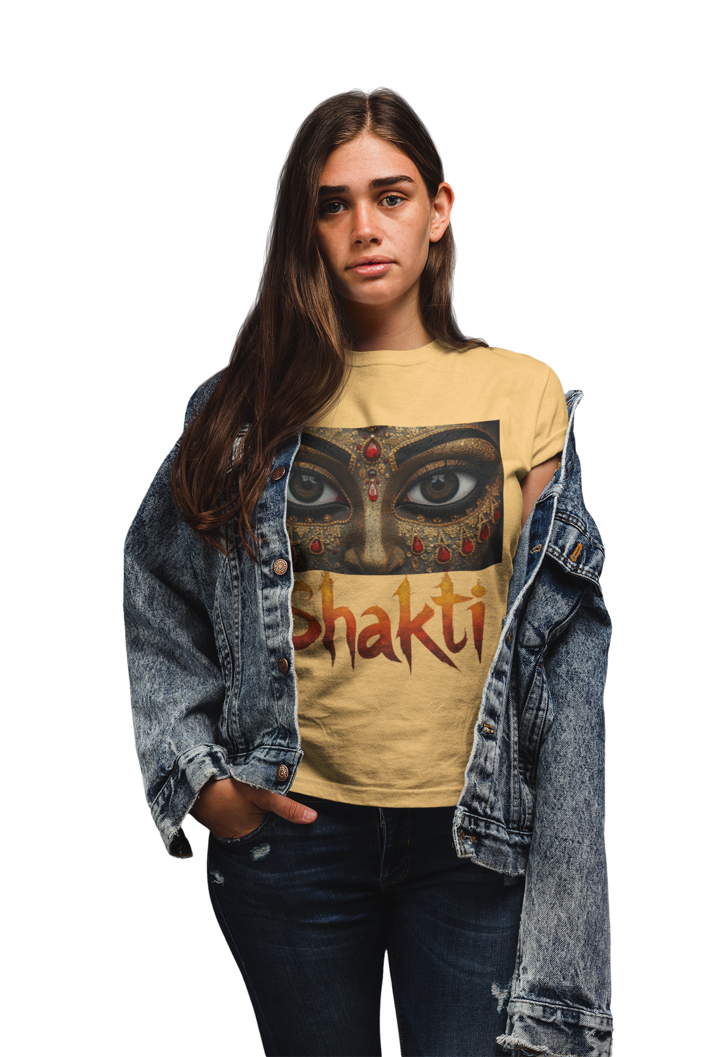 Shakti in Your Eyes Graphic T Shirt For Women | Desi Streetwear Fashion