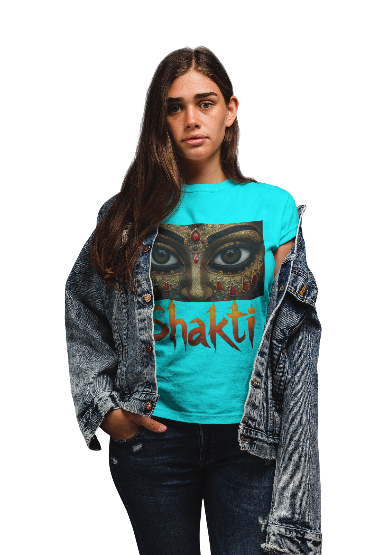 Shakti in Your Eyes Graphic T Shirt For Women | Desi Streetwear Fashion