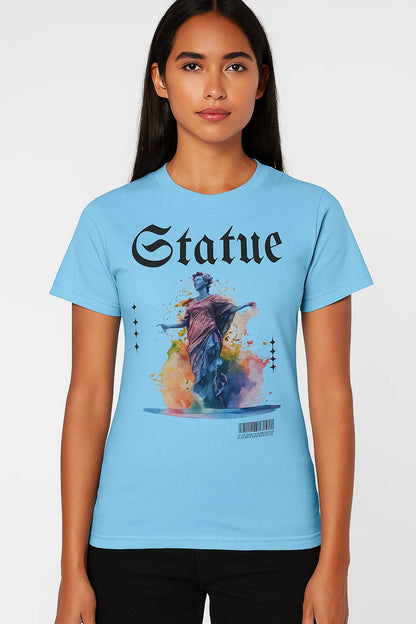 STATUE” Renaissance-Inspired Artistic Graphic T-Shirt – For the Soulful & Bold