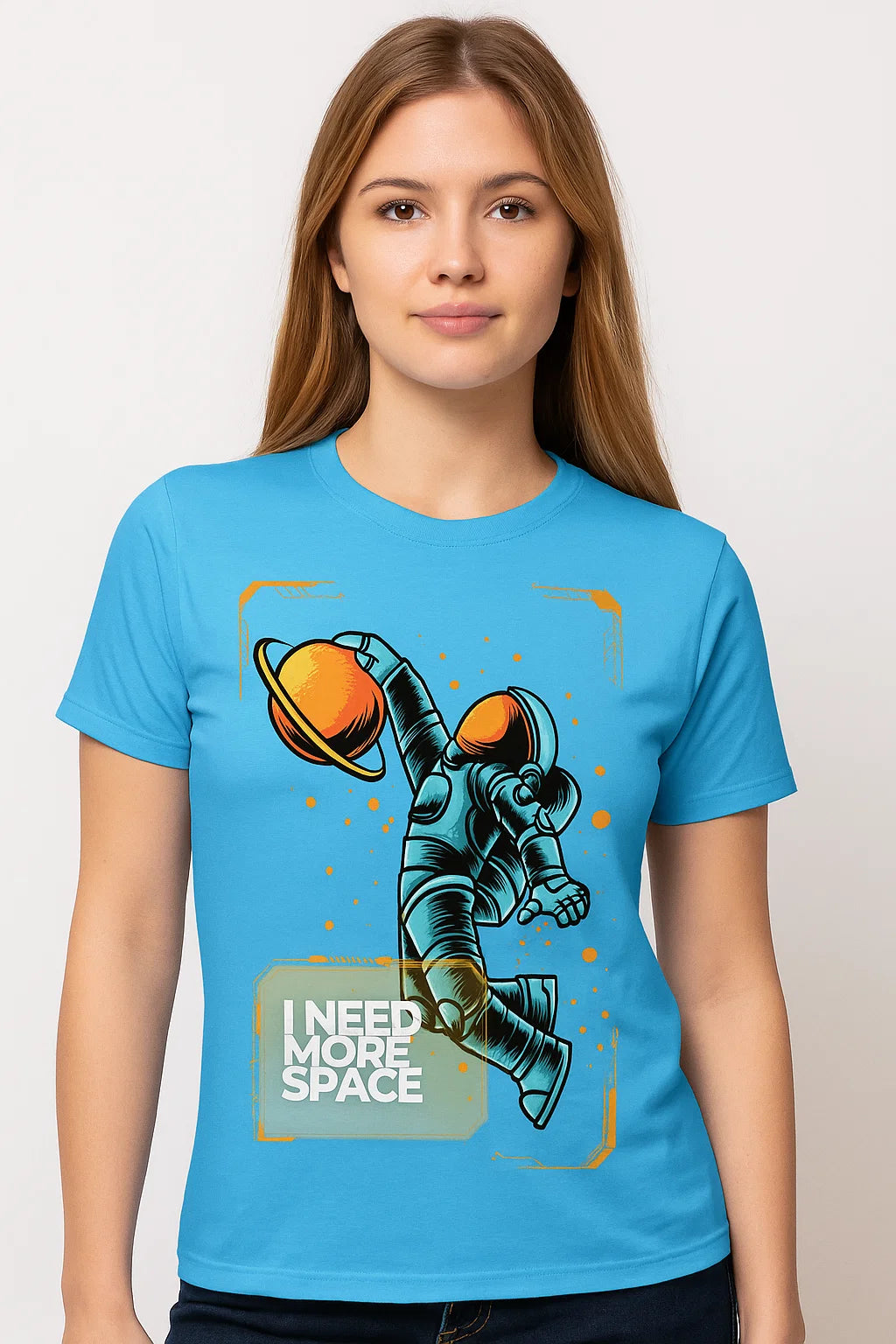 ‘I NEED MORE SPACE’ Astronaut Graphic T-Shirt – Streetwear for Dreamers & Rule-Breakers