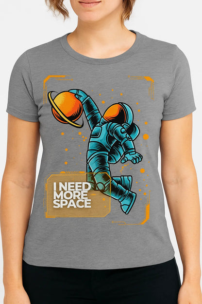 ‘I NEED MORE SPACE’ Astronaut Graphic T-Shirt – Streetwear for Dreamers & Rule-Breakers