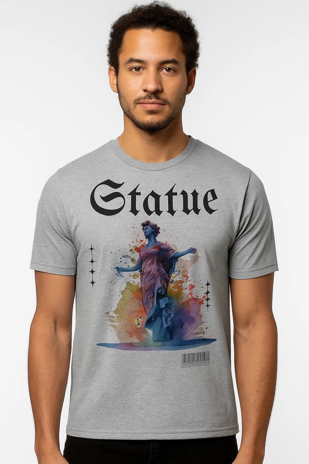 STATUE” Renaissance-Inspired Artistic Graphic T-Shirt – For the Soulful & Bold