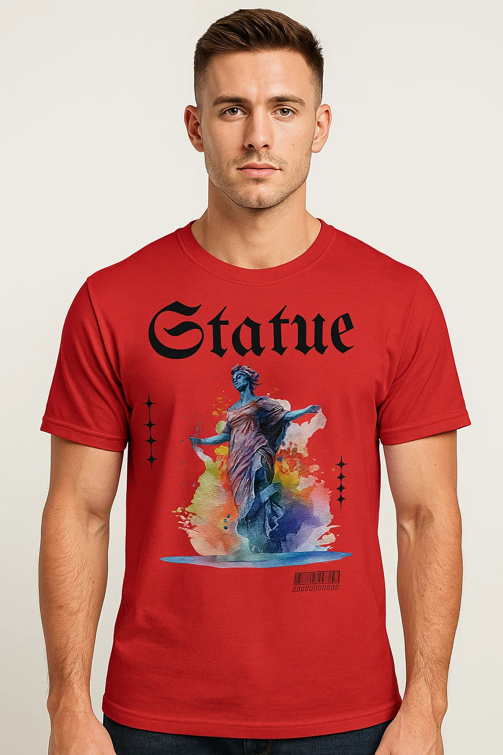 STATUE” Renaissance-Inspired Artistic Graphic T-Shirt – For the Soulful & Bold