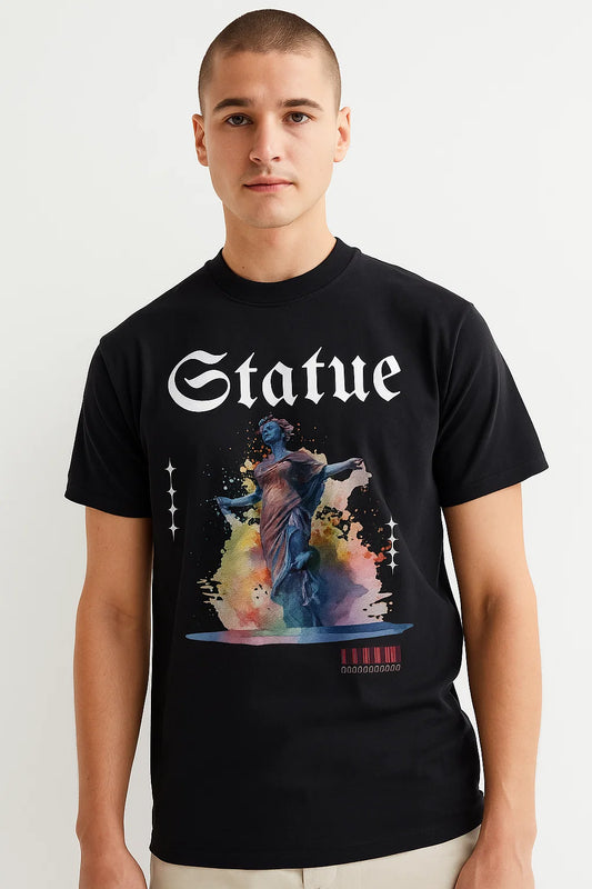 STATUE” Renaissance-Inspired Artistic Graphic T-Shirt – For the Soulful & Bold