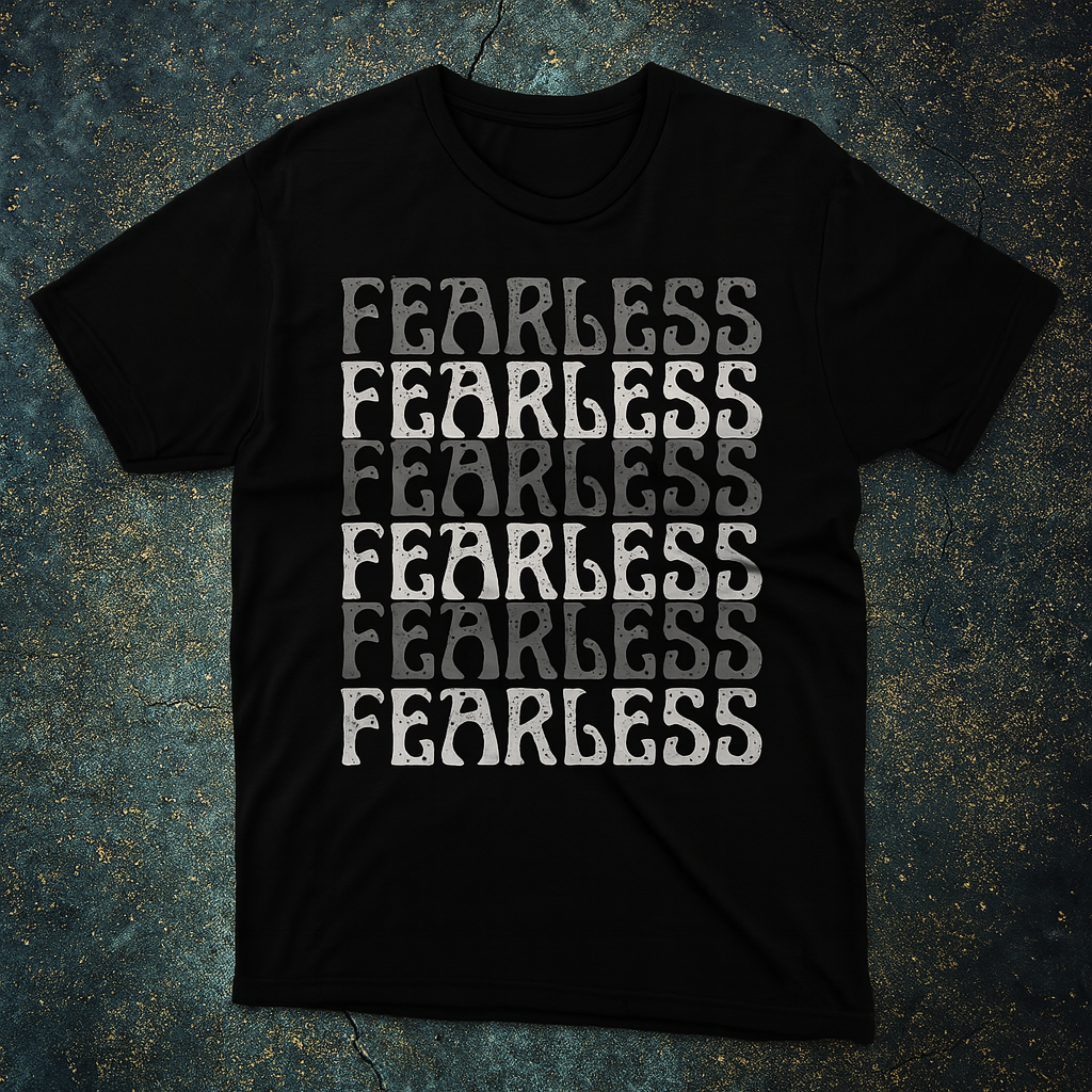 FEARLESS Statement T-Shirt – Bold Unisex Tee | Gen Z Streetwear India