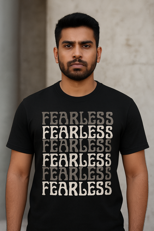 FEARLESS Statement T-Shirt – Bold Unisex Tee | Gen Z Streetwear India