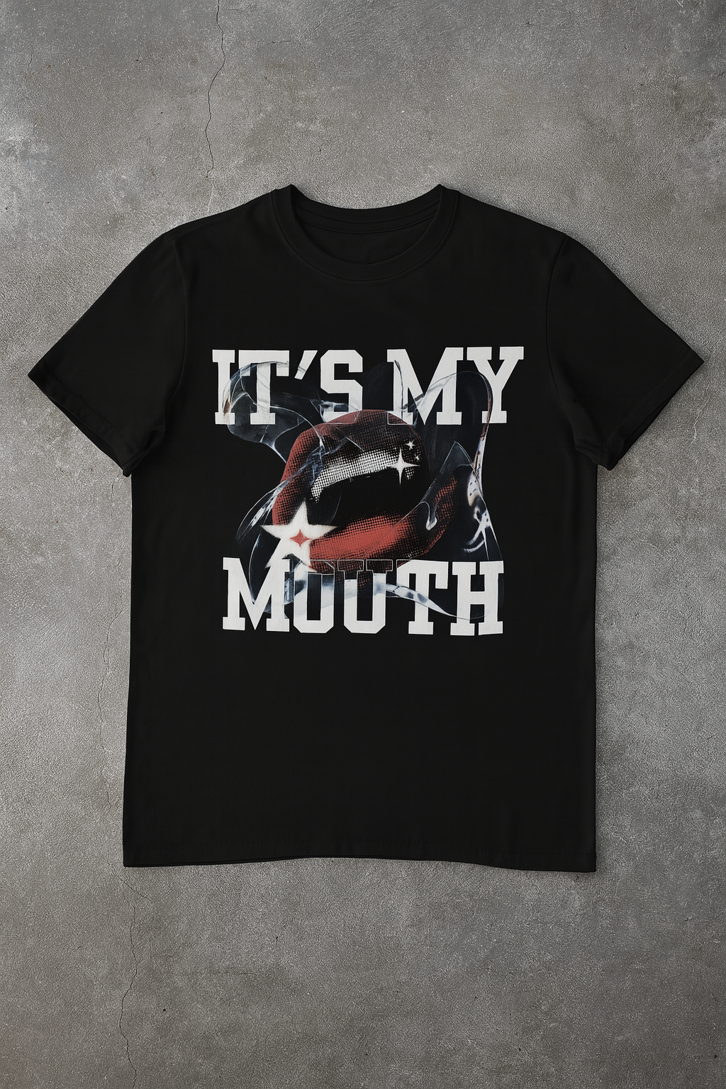 Bold “IT'S MY MOUTH” Graphic T-Shirt – Unisex Gen Z Streetwear Tee
