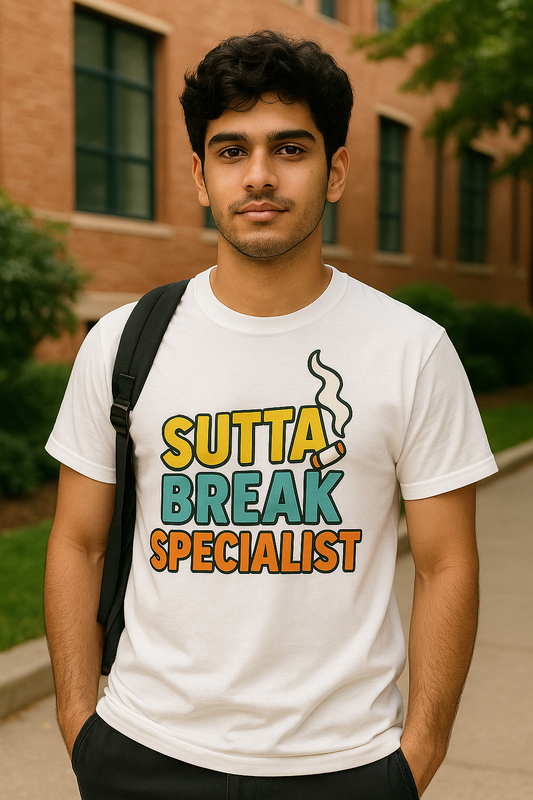 Sutta Break Specialist -  Unique Graphic Tee