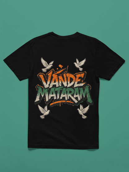 Vande Mataram Graphic T-Shirt for Independence Day | Limited Edition Indian Patriotic Tee