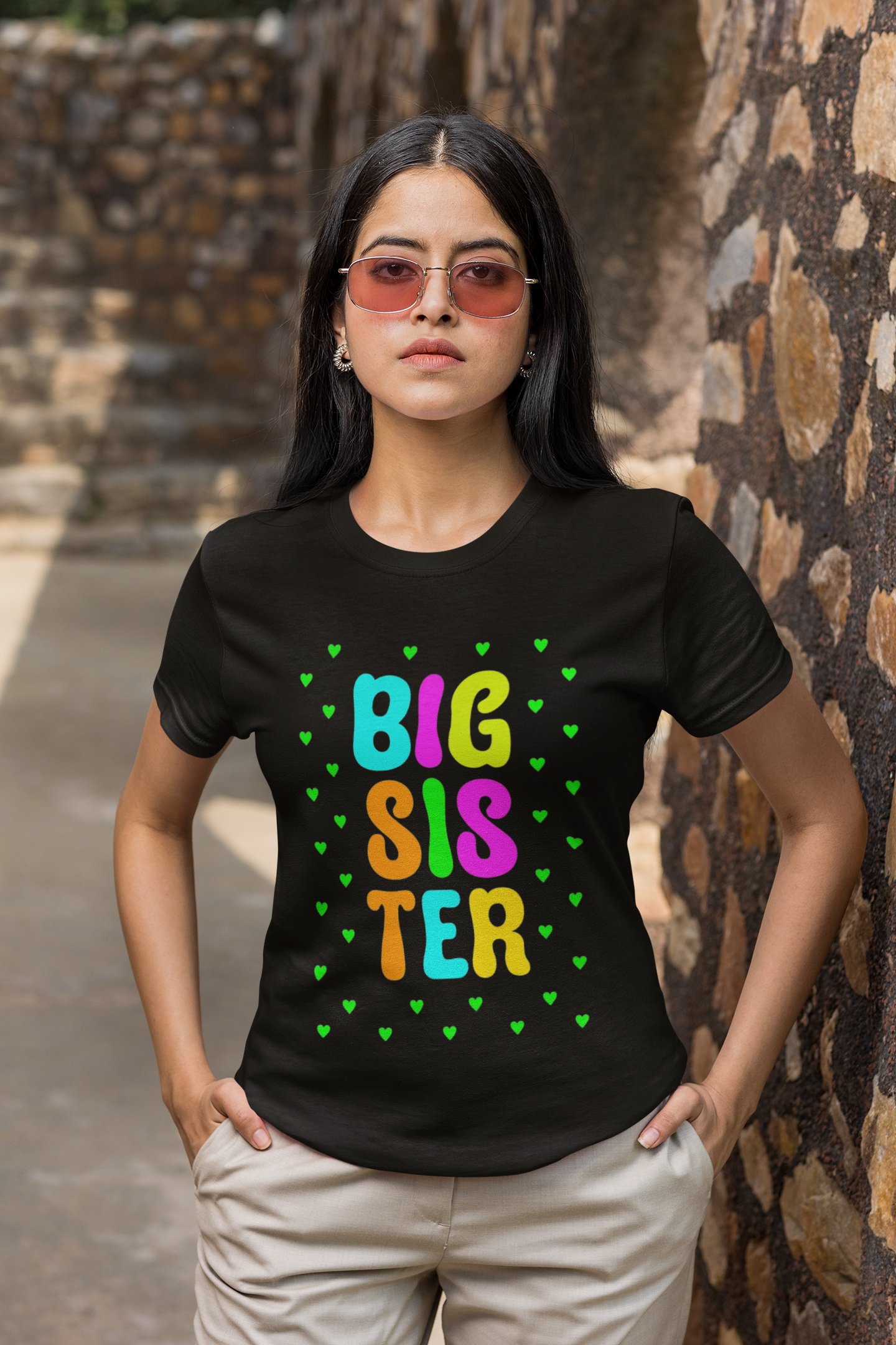 Celebrate Big Sis Energy with the “Big Sister” Graphic T-Shirt —  Rakhi Drop Limited Edition