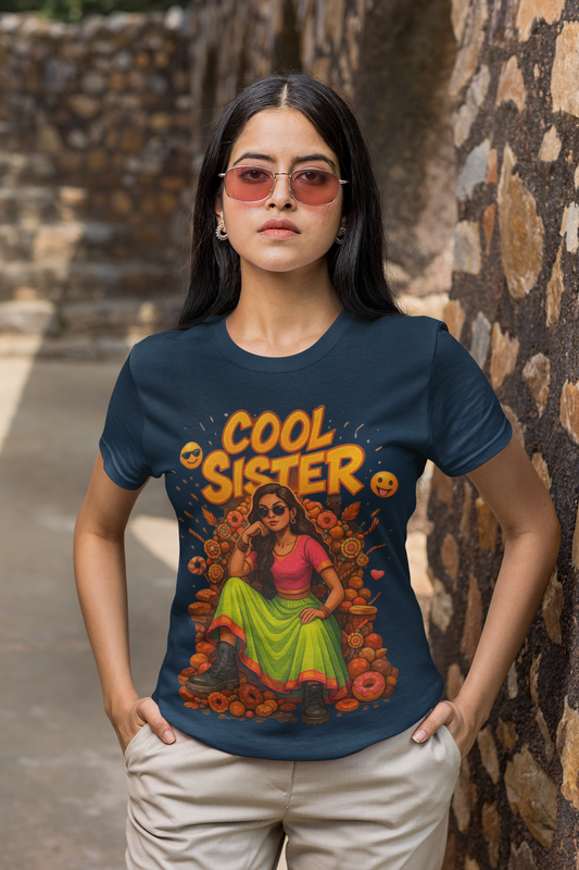 Cool Sister Energy Graphic T-Shirt — Chalaki’s Rakhi Drop Limited Edition