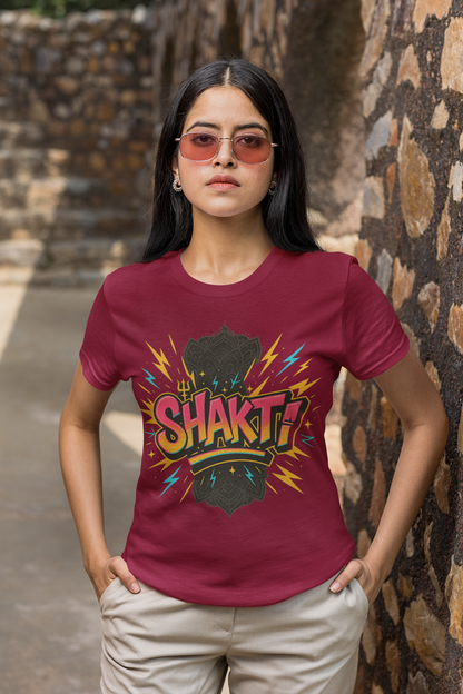 Women’s Graphic T-Shirt – SHAKTI | Bold Spiritual Streetwear Tee