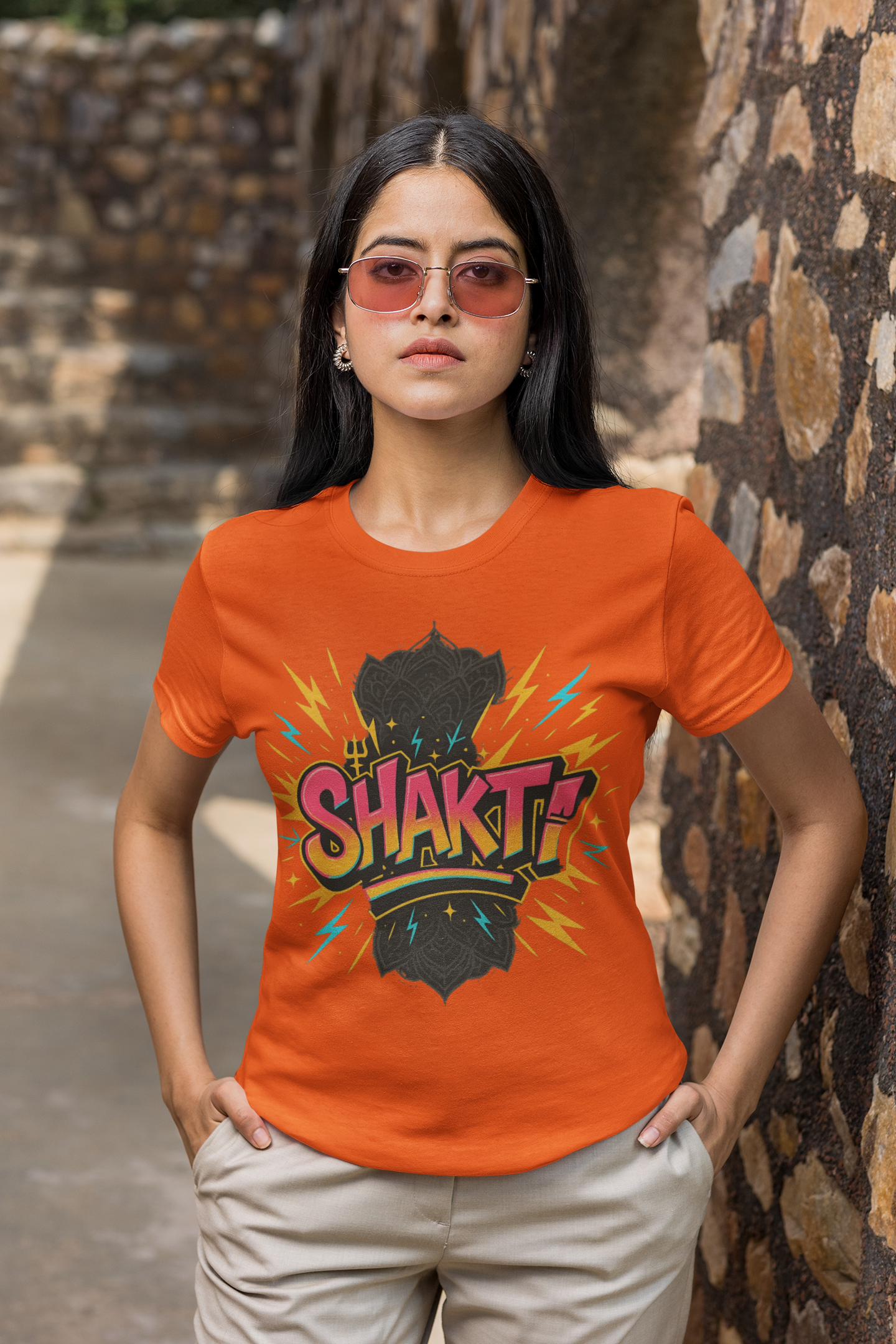 Women’s Graphic T-Shirt – SHAKTI | Bold Spiritual Streetwear Tee