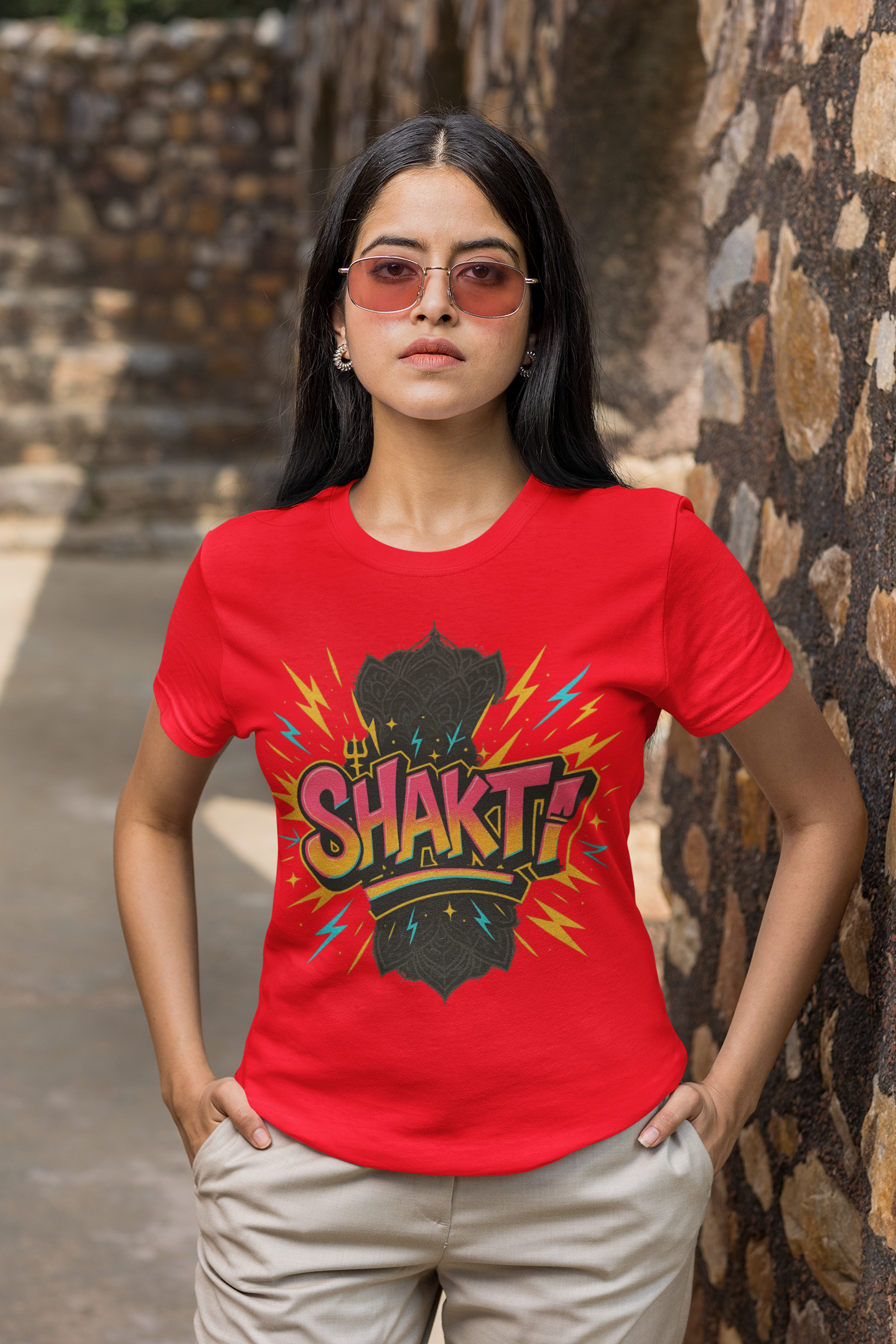 Women’s Graphic T-Shirt – SHAKTI | Bold Spiritual Streetwear Tee