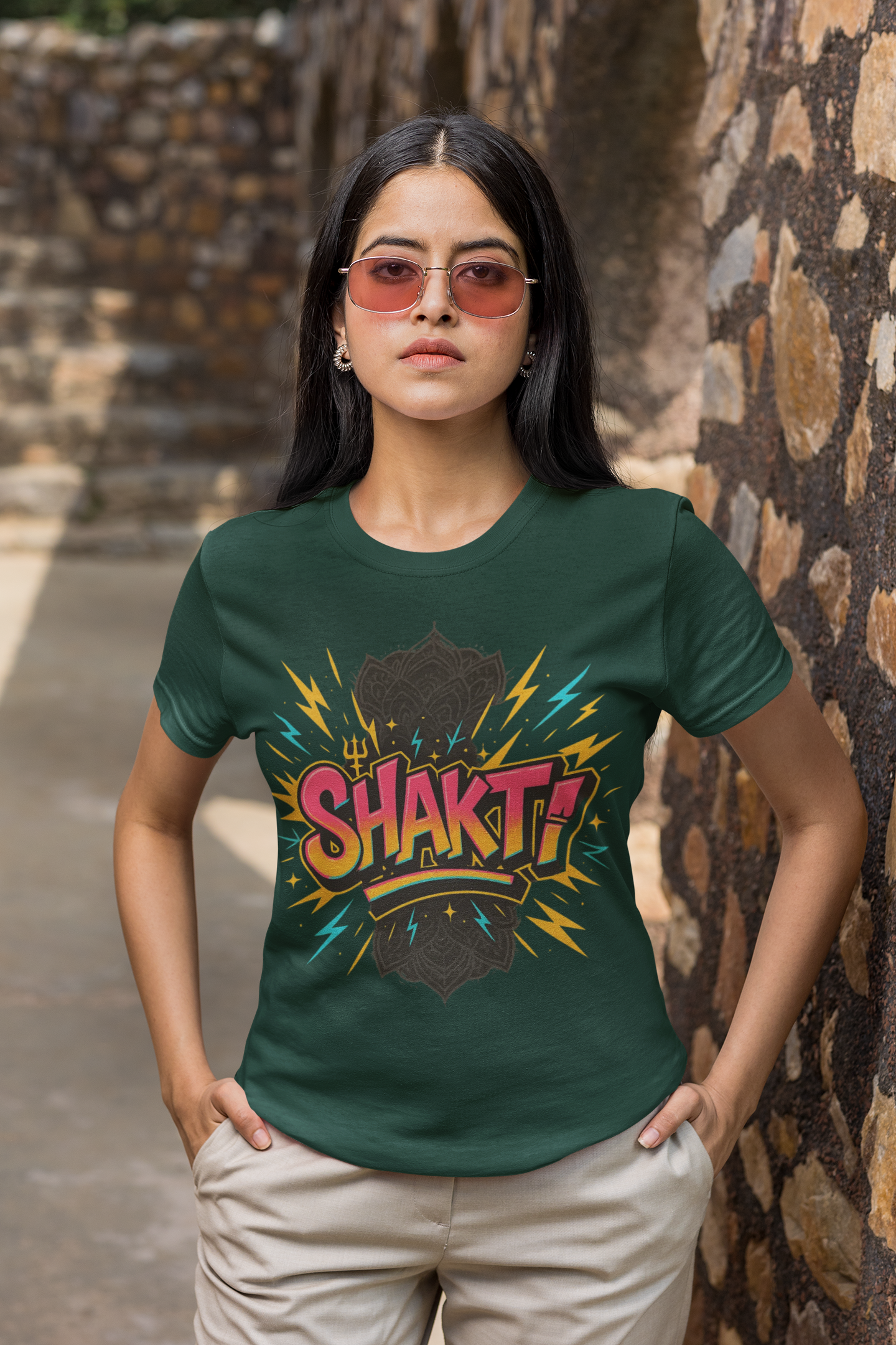 Women’s Graphic T-Shirt – SHAKTI | Bold Spiritual Streetwear Tee