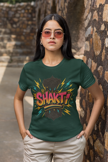 Women’s Graphic T-Shirt – SHAKTI | Bold Spiritual Streetwear Tee