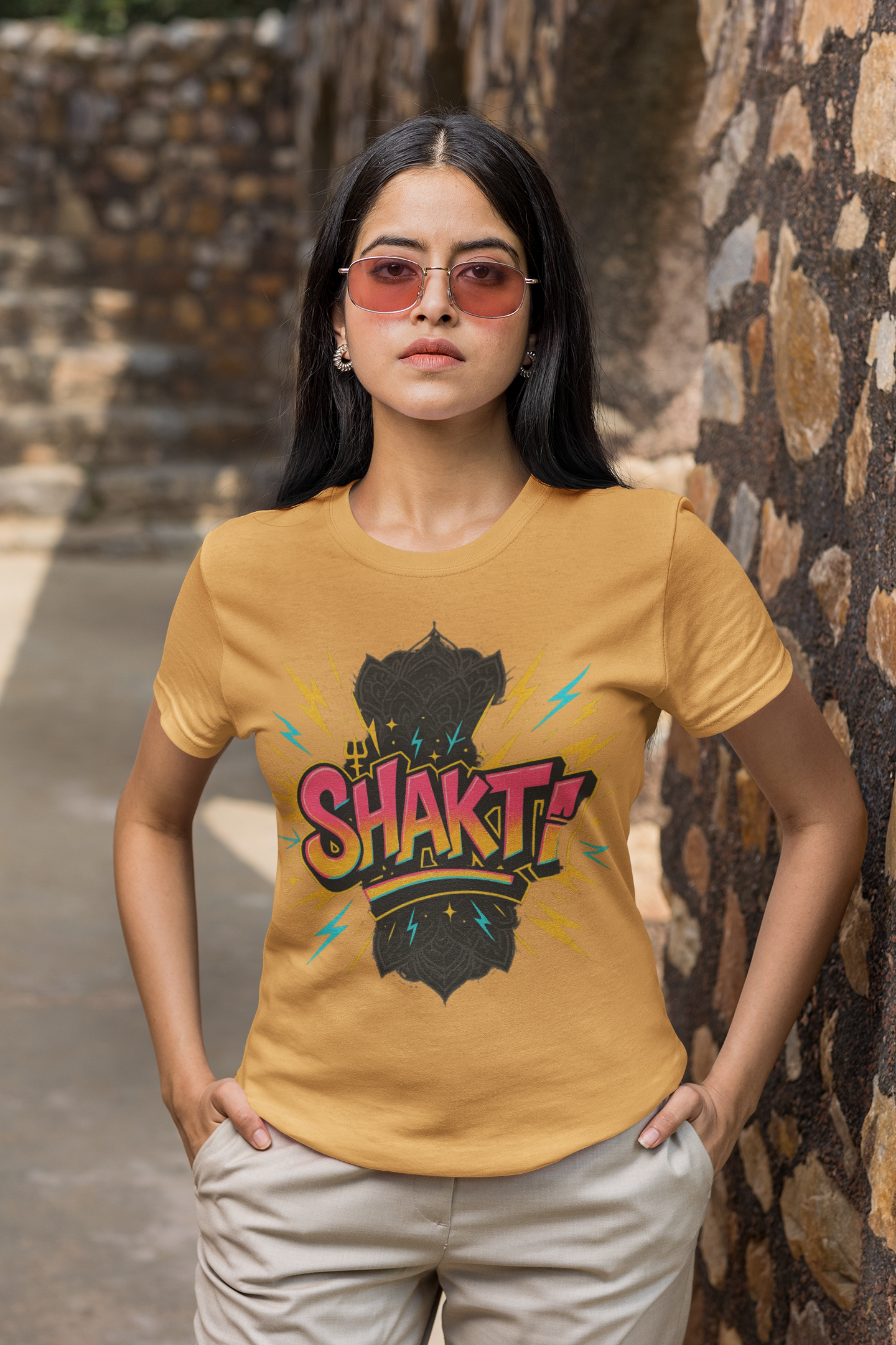 Women’s Graphic T-Shirt – SHAKTI | Bold Spiritual Streetwear Tee
