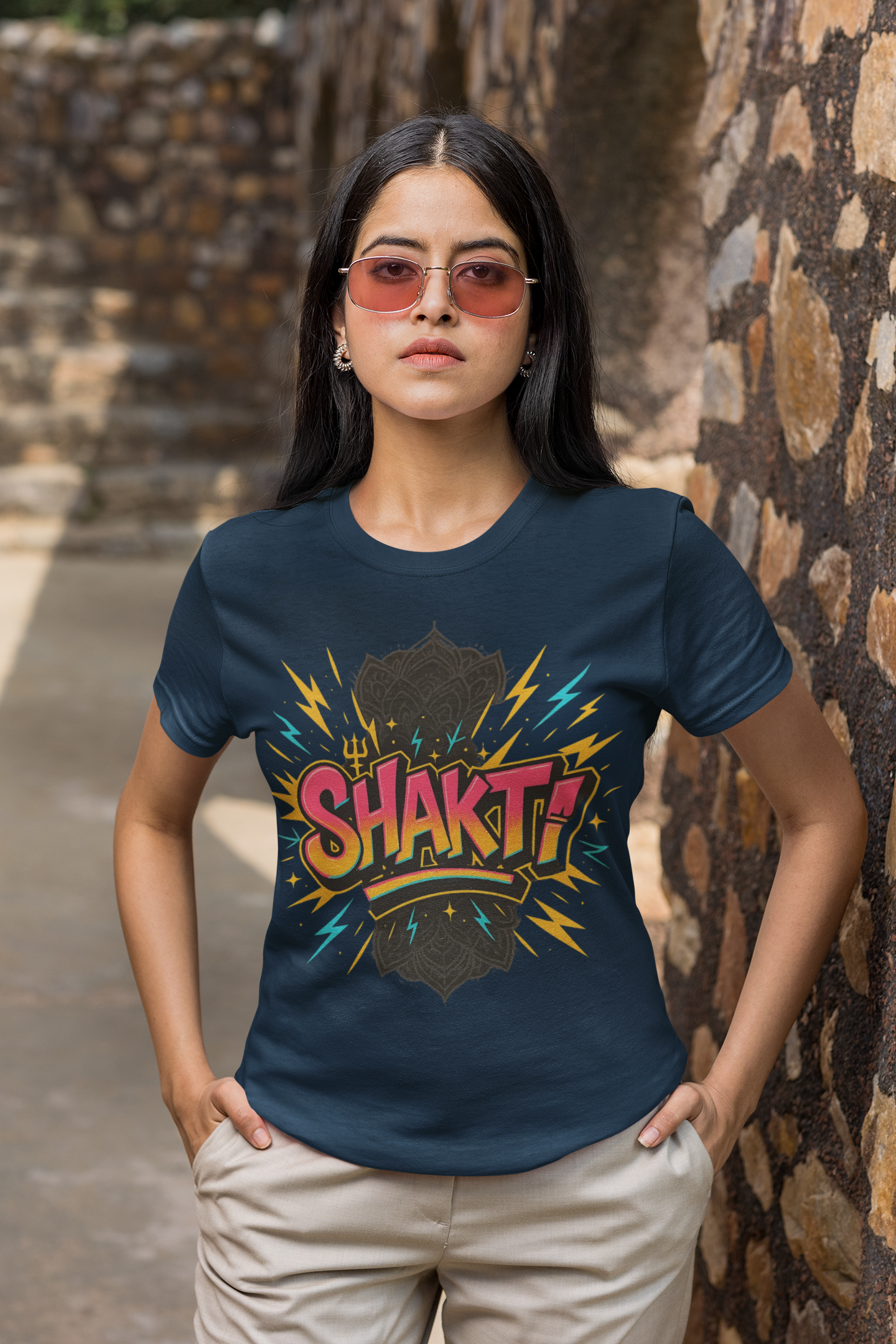 Women’s Graphic T-Shirt – SHAKTI | Bold Spiritual Streetwear Tee