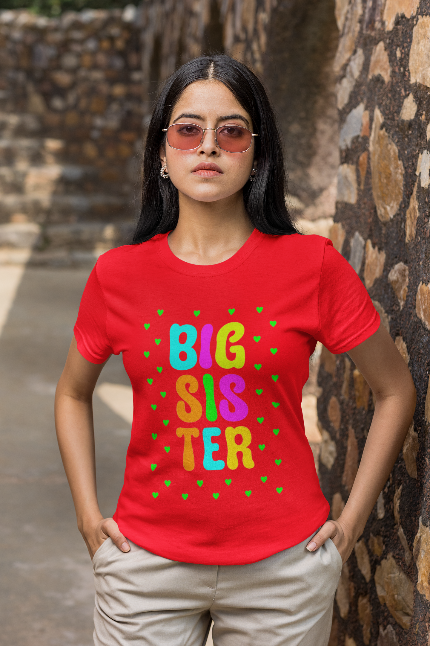 Celebrate Big Sis Energy with the “Big Sister” Graphic T-Shirt —  Rakhi Drop Limited Edition