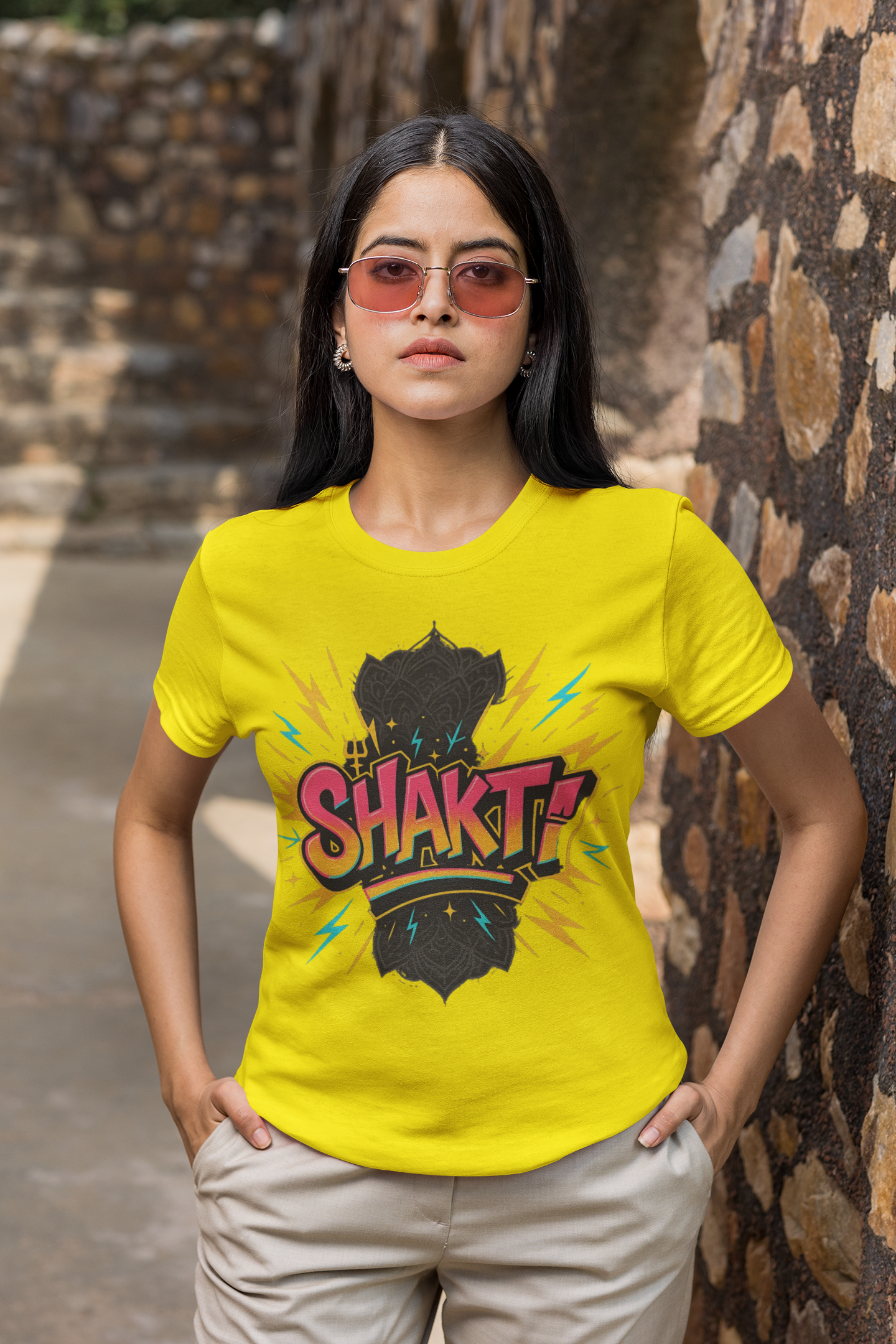 Women’s Graphic T-Shirt – SHAKTI | Bold Spiritual Streetwear Tee