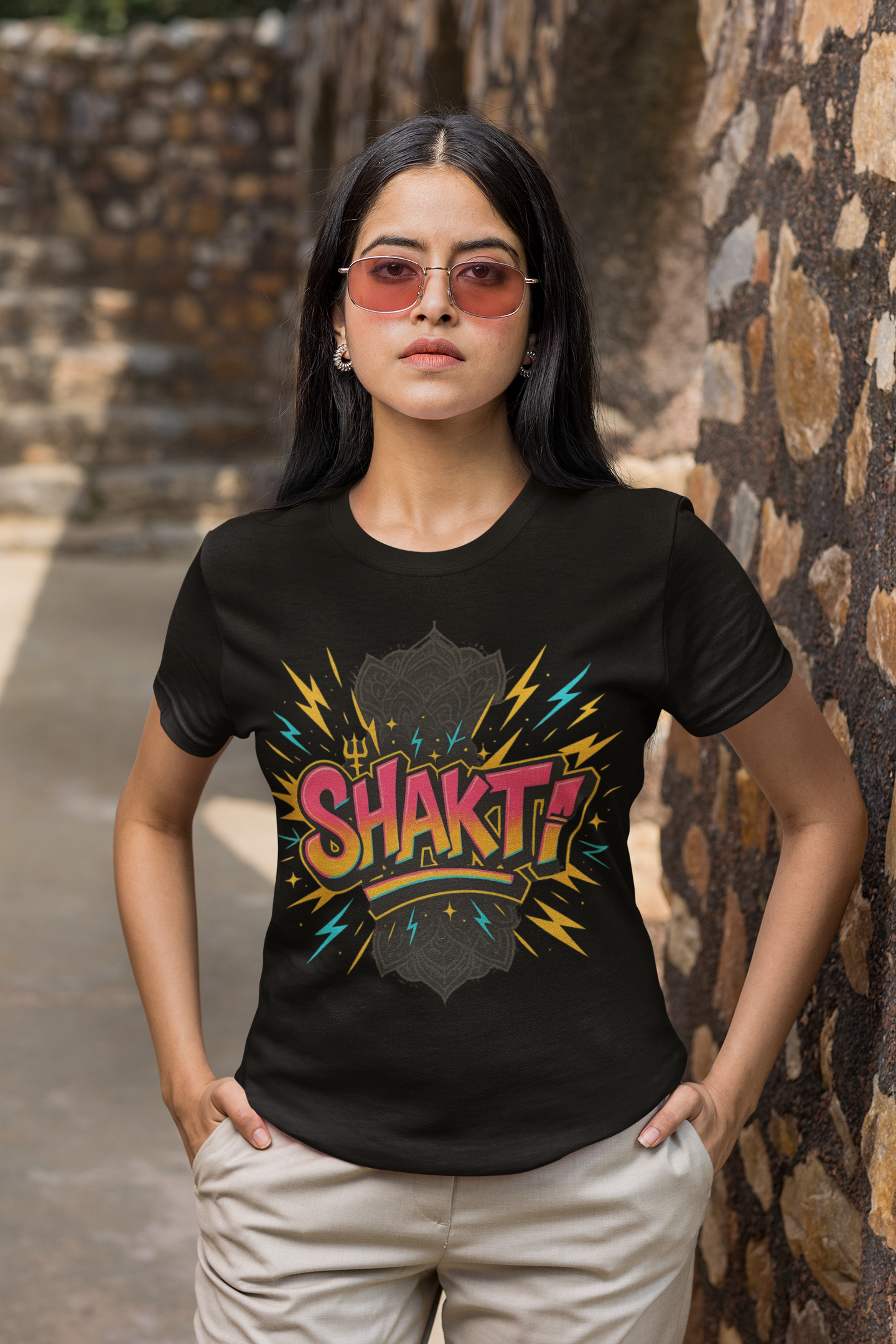 Women’s Graphic T-Shirt – SHAKTI | Bold Spiritual Streetwear Tee