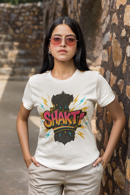 Women’s Graphic T-Shirt – SHAKTI | Bold Spiritual Streetwear Tee