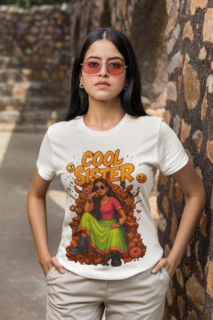 Cool Sister Energy Graphic T-Shirt — Chalaki’s Rakhi Drop Limited Edition