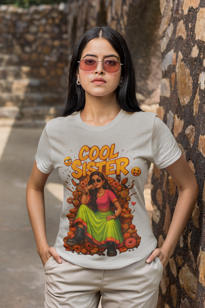 Cool Sister Energy Graphic T-Shirt — Chalaki’s Rakhi Drop Limited Edition