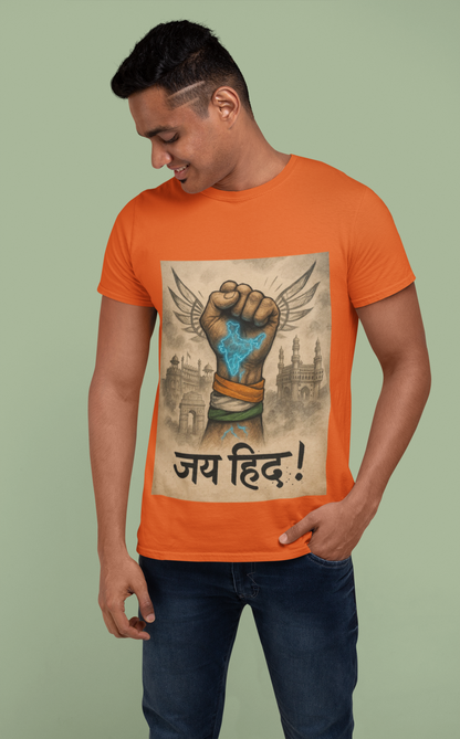 Jai Hind Power Fist T-Shirt – Limited Edition Streetwear Independence Day Drop