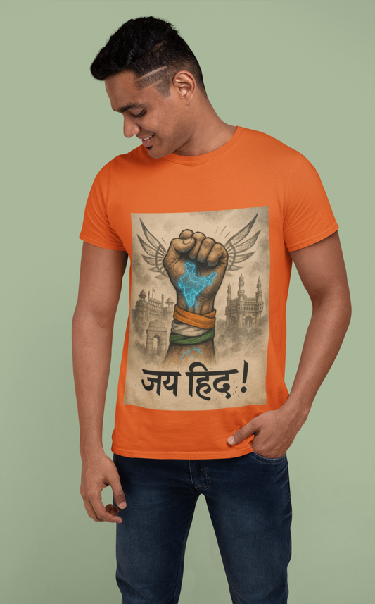 Jai Hind Power Fist T-Shirt – Limited Edition Streetwear Independence Day Drop