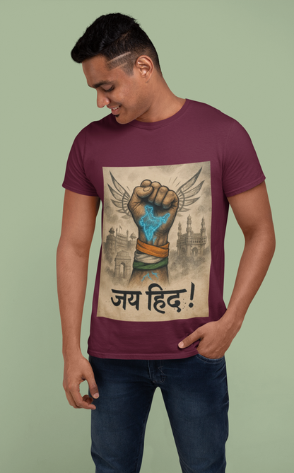 Jai Hind Power Fist T-Shirt – Limited Edition Streetwear Independence Day Drop
