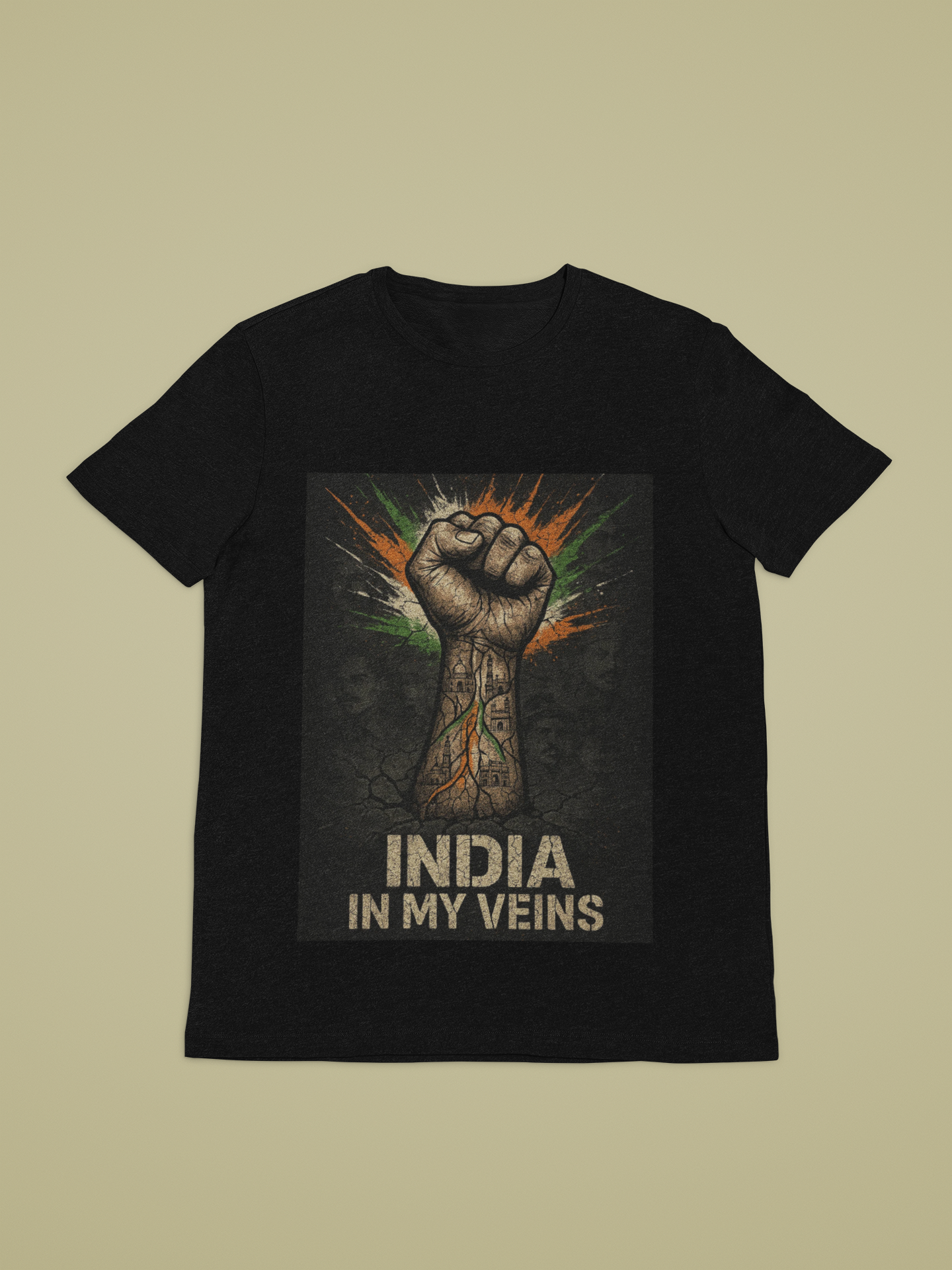 India In My Veins - Limited Edition Patriotic T-Shirt | Independence Day Streetwear