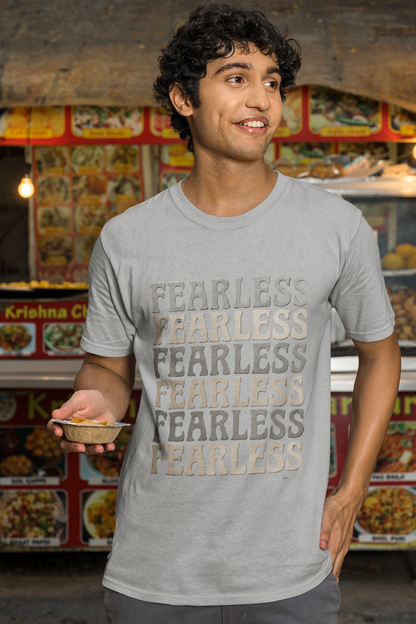 FEARLESS Statement T-Shirt – Bold Unisex Tee | Gen Z Streetwear India