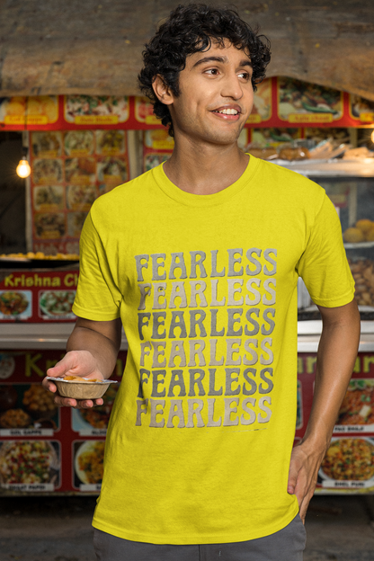 FEARLESS Statement T-Shirt – Bold Unisex Tee | Gen Z Streetwear India
